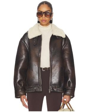 superdown Georgiana Faux Leather Jacket - Black