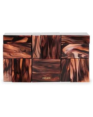 Cult Gaia Galleria Clutch - Brown