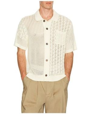 Obey Pullover-Hemd Preston - Natur