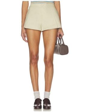 Lovers + Friends Margo Poplin Short - White