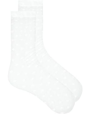 Wolford Daisy Socks - White