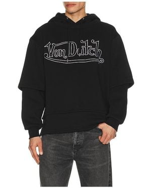 Von Dutch Logo 2Fer Hoodie - Black