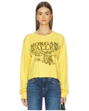 Daydreamer Morgan Wallen Eagle Meet & Greet Long Sleeve Top - Yellow