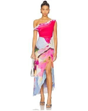 AMUR Kleid Aus Jersey Mit Print Ella - Rot
