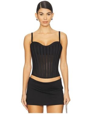 Nbd Maria Corset Top - Black