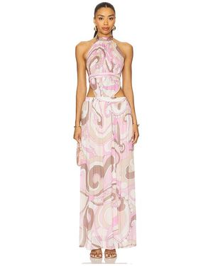 Cin Cin Vestido Rosette En Color Rubor Talla (También En M) - Rosa