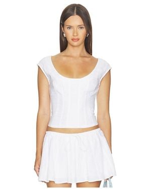 GUIZIO Leila Top - White