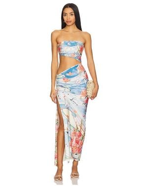 Agua Bendita Gwen Nacar Dress - Orange