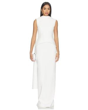 Solace London Annie Maxi Dress - White