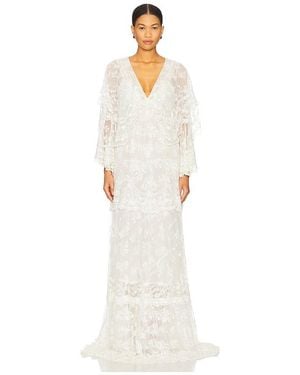 LoveShackFancy Kleid Roylan - Weiß
