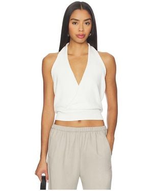 AYA MUSE Knit Halter Top - Natural