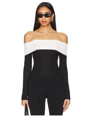 ALL THE WAYS Monica Off Shoulder Top - Black