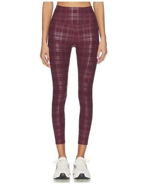 Beyond Yoga High Waisted Midi Legging - Red