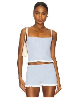 Lovers + Friends Marna Rib Tank - White