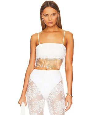 MAJORELLE Honolua Crop Top - White