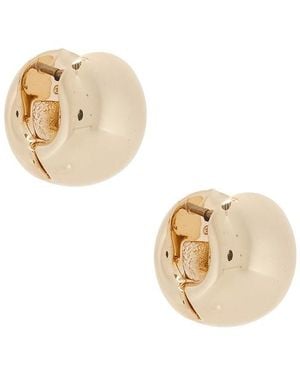 Jenny Bird Mini Gemma Hoops - White