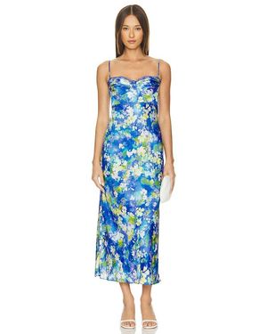 Astr ROBE MI-LONGUE FLORIANNE - Bleu