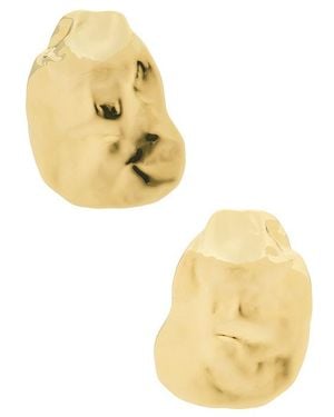 Lelet Hera Hammered Earrings - Metallic