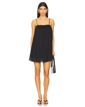 Seafolly Gathered Bandeau Mini Dress - Black