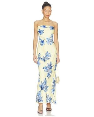 Rococo Sand Strapless Maxi Dress - Blue