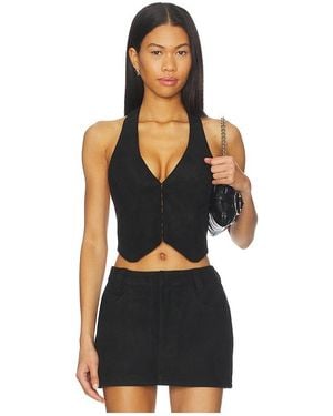 Nakedvice X Revolve The Staten Vest Top - Black