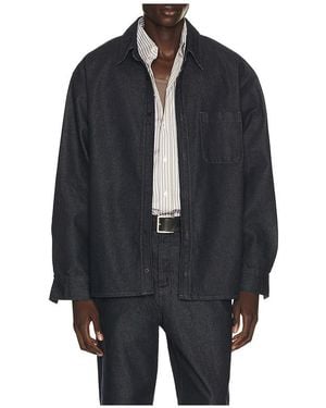 LE17SEPTEMBRE Denim Over Shirt - Black