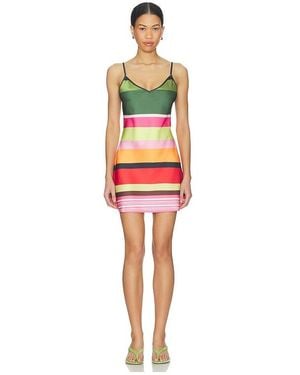 With Harper Lu Bias Mini Dress - Red