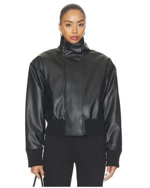 NonChalant Label Levi Bomber Jacket - Black