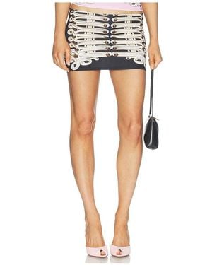 1XBLUE Hassar Mini Skirt - Blue