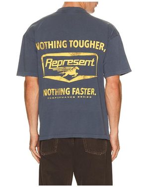 Represent Shirt Nothing Faster - Blau