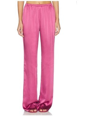 SER.O.YA Lillian Satin Pant - Pink