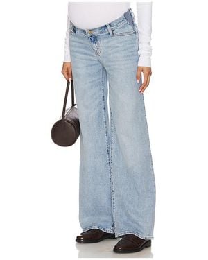 HATCH The Maternity Wide Leg Jeans - Blue