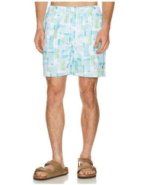 Original Penguin 7" Volley Swim Shorts - Blue