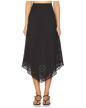 RIXO London Imola Skirt Rose - Black