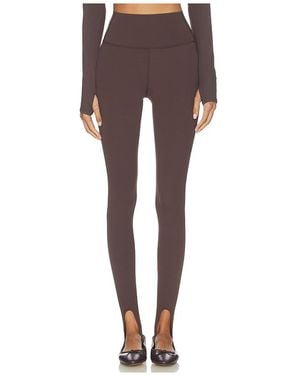 Splits59 River High Waist Airweight Stirrup Legging - Brown