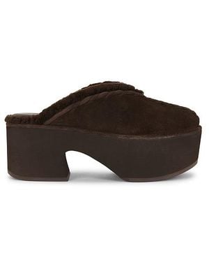 Cult Gaia Pantunfla Tazz En Color Chocolate Talla (También En .5, 37, 37.5, 38, 38.5, 39, 39.5, 40) - Marrón