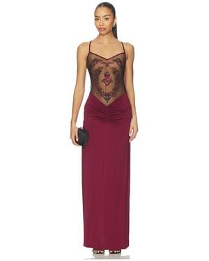 Thistle & Spire Immaculate Slip Dress - Red