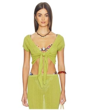 Solid & Striped The Rianne Top En Color Verde Talla (También En Xs, S, M, Xl) - Amarillo