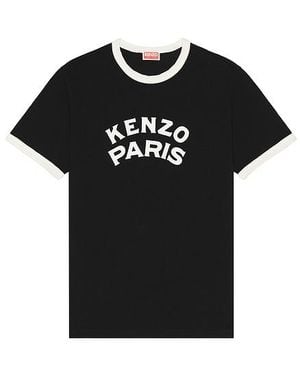 KENZO Paris Emblem Slim T-Shirt - Black
