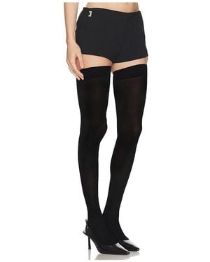Halo Brace Waist Tailored Shorts - Black