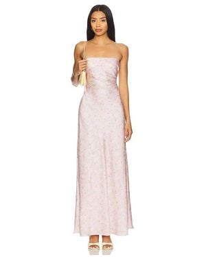For Love & Lemons Carla Maxi Dress - White