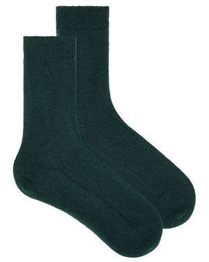 FALKE Calcetines Cozy Wool En Color Verde Oscuro Talla En - Azul