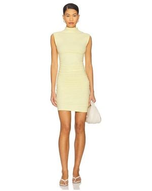 GOOD AMERICAN Minivestido Super Stretch En Color Amarillo Limon Talla En - Neutro