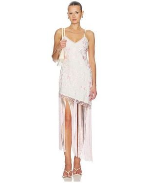 LoveShackFancy Evalette Dress - White