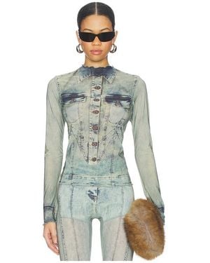 KNWLS Halcyon Top En Color Azul Talla (También En Xs, S) - Blanco