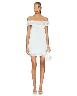 Frankie's Bikinis Carlisle Silk Mini Dress - White