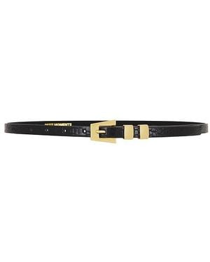 petit moments Modern Slim Belt - White