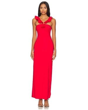 Maygel Coronel Sortilegio Maxi Dress - Red