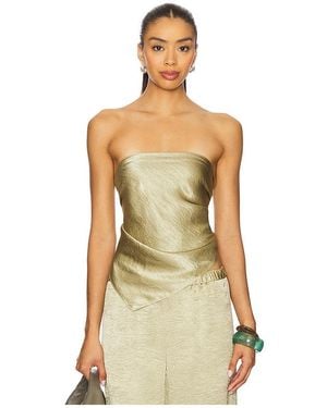 Enza Costa X Revolve Scarf Top - Natural