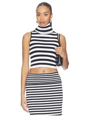 Nakedvice The Eve Stripe Top - Blue